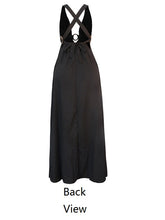 Load image into Gallery viewer, Plunge Open Back Maxi Dress