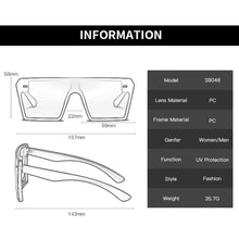 Load image into Gallery viewer, Fashion Oversized Square Sunglasses
